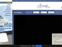 Tablet Screenshot of miramalfihotel.com